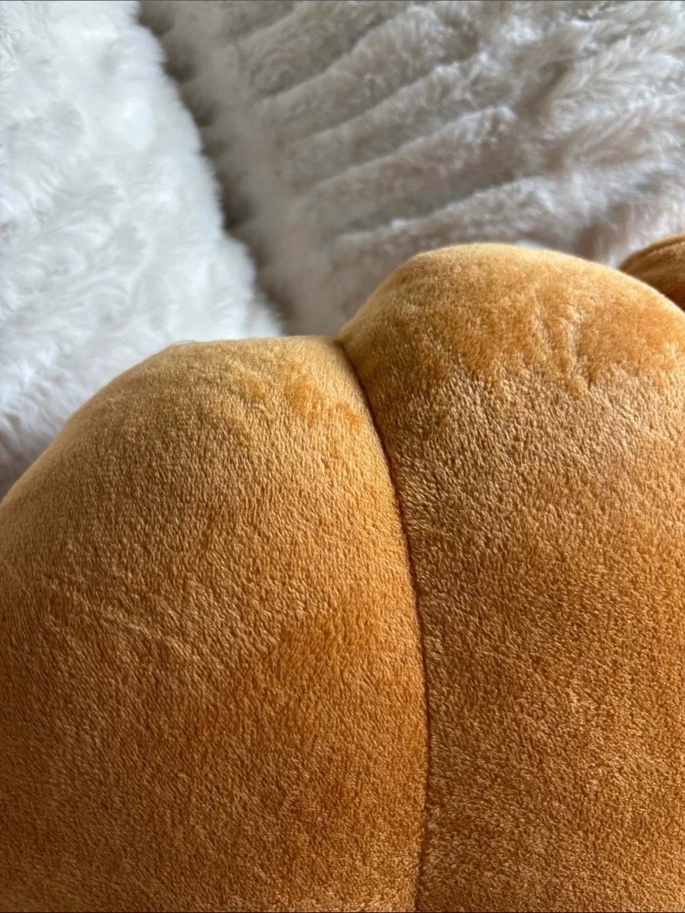 Croissant Decorative Plush Throw Pillow novelty pastry